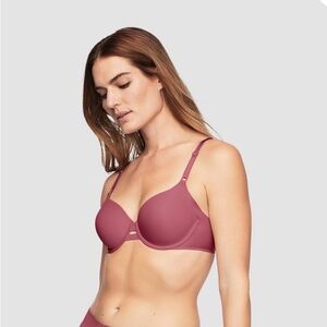 ⭐️ Warner's Simply Perfect Underarm Smoothing Bra - Mauve Size 36D